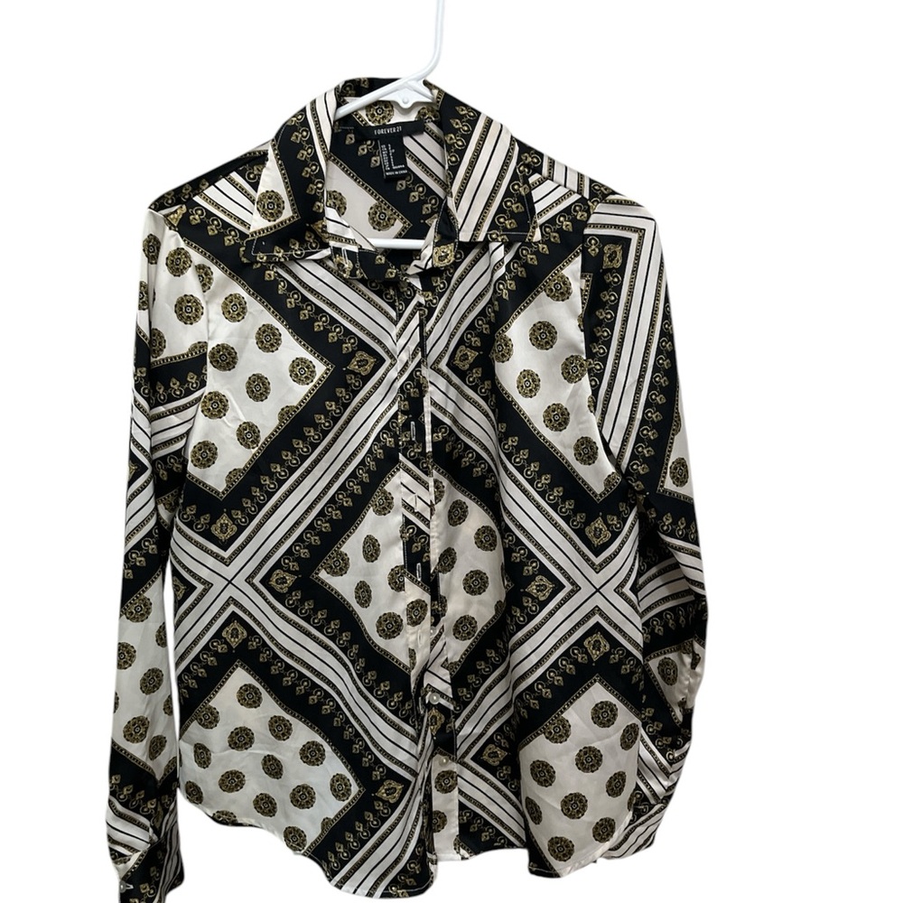 Forever 21 Patterned Blouse - image 1